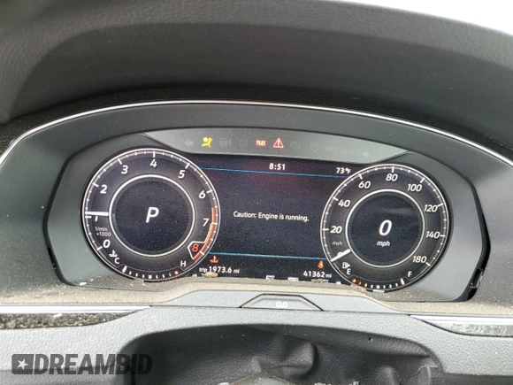 2019 Volkswagen Arteon SEL R-Line z VIN WVWSR7AN6KE019532, wystawiony jako Copart lot #64390774 z przebiegiem 41 362 mil mil oraz Szkoda całkowita • Salvage title. Historia ofert i sprzedaży dostępna na DreamBid. Obrazek 9.
