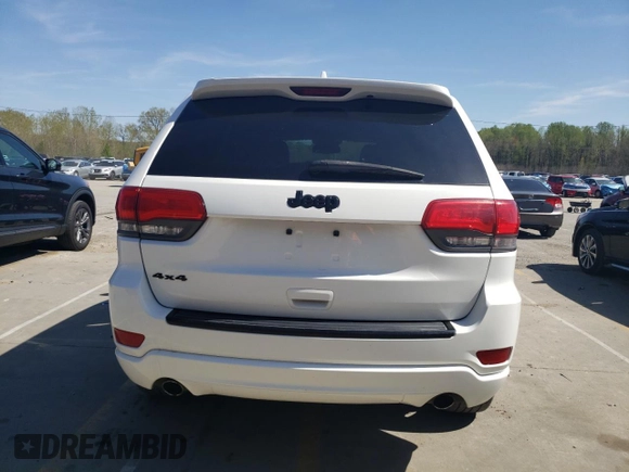 2014 Jeep Grand Cherokee Laredo with VIN 1C4RJFAG5EC568768, listed as a Copart auction lot 49257925 with 217,587 mi miles and Salvage Title. Bid and sale history available at DreamBid. Image 6.