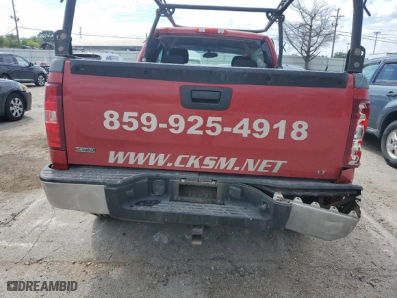 2012 Chevrolet Silverado 1500 LT with VIN 1GCRCSE05CZ167960, listed as a Copart auction lot 59184573 with 0 mi miles and Salvage Title. Bid and sale history available at carsss.com. Image 6.