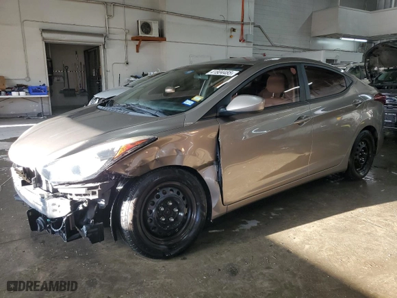 2016 Hyundai Elantra SE with VIN 5NPDH4AE7GH751444, listed as a Copart auction lot 41804485 with 138,037 mi miles and Salvage Title. Bid and sale history available at carsss.com. Image 1.