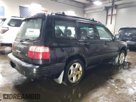 2002 Subaru Forester S w/Premium Pkg with VIN JF1SF656X2H718673, listed as a Copart auction lot 43409005 with 165,375 mi miles and Salvage Title. Bid and sale history available at carsss.com. Image 3.
