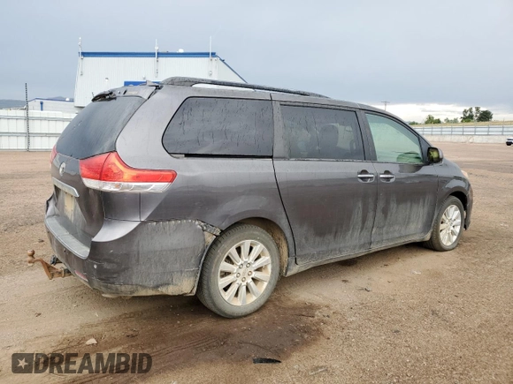 2012 Toyota Sienna XLE with VIN 5TDDK3DC6CS042627, listed as a Copart auction lot 66287715 with 161,548 mi miles and Clean title. Bid and sale history available at DreamBid. Image 3.