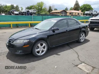 2007 Mazda 6 i Sport VE with VIN 1YVHP80C275M39604, listed as a Copart auction lot 62026075 with 156,644 mi miles and Clean title. Bid and sale history available at DreamBid. Image 1.