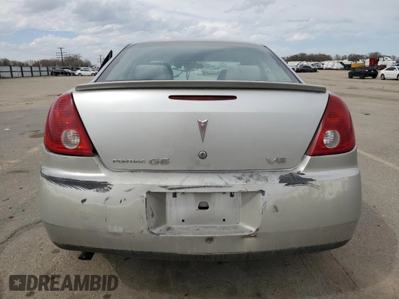 2007 Pontiac G6 with VIN 1G2ZG58N174222263, listed as a Copart auction lot 50619235 with 165,034 mi miles and Salvage Title. Bid and sale history available at carsss.com. Image 6.