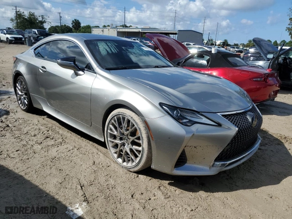 2022 Lexus RC with VIN JTHDZ5BC3N5025236, listed as a Copart auction lot 73700284 with 24,208 mi miles and Non Repairable. Bid and sale history available at carsss.com. Image 4.