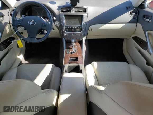 2010 Lexus IS 250 with VIN JTHBF5C27A5115408, listed as a Copart auction lot 52634165 with Not Provided miles and Salvage Title. Bid and sale history available at carsss.com. Image 8.
