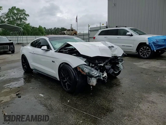 2018 Ford Mustang GT z VIN 1FA6P8CF1J5125457, wystawiony jako Copart lot #55941745 z przebiegiem 55 157 mil mil oraz Szkoda całkowita • Salvage title. Historia ofert i sprzedaży dostępna na DreamBid. Obrazek 14.