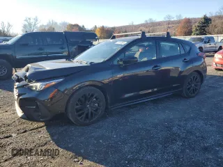 2024 Subaru Impreza RS with VIN JF1GUHJC3R8268006, listed as a Copart auction lot 79712534 with 14,942 mi miles and Salvage Title. Bid and sale history available at carsss.com. Image 1.