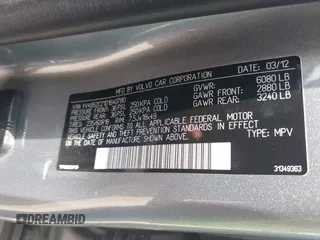2013 Volvo XC90 Premier Plus z VIN YV4952CZ1D1640780, wystawiony jako IAAI lot #42408459 z przebiegiem 150 205 mil mil oraz . Historia ofert i sprzedaży dostępna na DreamBid. Obrazek 9.