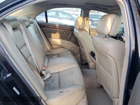 2007 Acura RL Technology with VIN JH4KB166X7C003497, listed as a Copart auction lot 85914954 with 210,483 mi miles and Salvage title. Bid and sale history available at DreamBid. Image 10.