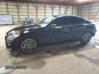2015 Infiniti Q50 Premium z VIN JN1BV7AR3FM418086, wystawiony jako Copart lot #57579805 z przebiegiem 209 125 mil mil oraz Szkoda całkowita • Salvage title. Historia ofert i sprzedaży dostępna na DreamBid. Obrazek 1.