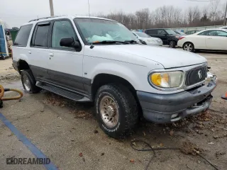 2000 Mercury Mountaineer with VIN 4M2ZU86P4YUJ26343, listed as a Copart auction lot 86396084 with 187,140 mi miles and Salvage Title. Bid and sale history available at carsss.com. Image 4.