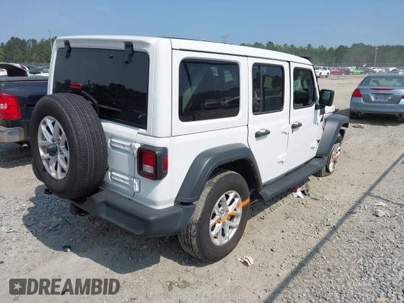 2023 Jeep Wrangler Willys z VIN 1C4HJXDG9PW545749, wystawiony jako IAAI lot #42307373 z przebiegiem 44 176 mil mil oraz . Historia ofert i sprzedaży dostępna na DreamBid. Obrazek 4.