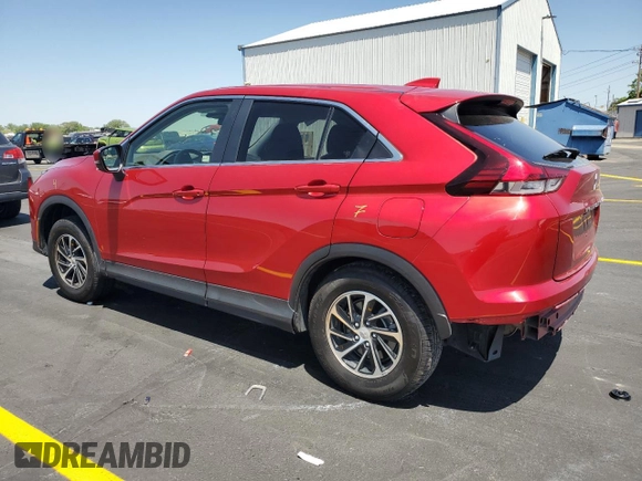 2024 Mitsubishi Eclipse Cross ES with VIN JA4ATUAA7RZ001708, listed as a Copart auction lot 58759225 with 19,379 mi miles and Salvage title. Bid and sale history available at DreamBid. Image 2.