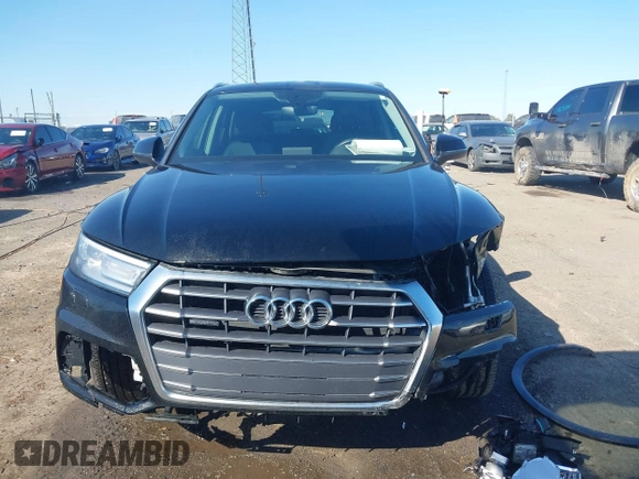 2018 Audi Q5 Premium with VIN WA1ANAFY7J2143407, listed as a IAAI auction lot 41642531 with 71,169 mi miles. Bid and sale history available at carsss.com. Image 12.