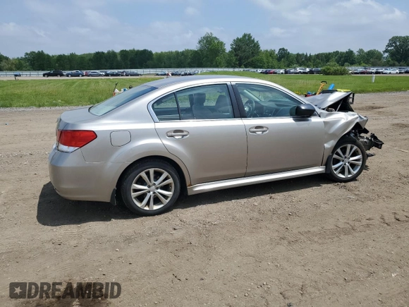 2014 Subaru Legacy 2.5i with VIN 4S3BMBA64E3018003, listed as a Copart auction lot 59803655 with 178,613 mi miles and Salvage title. Bid and sale history available at DreamBid. Image 3.