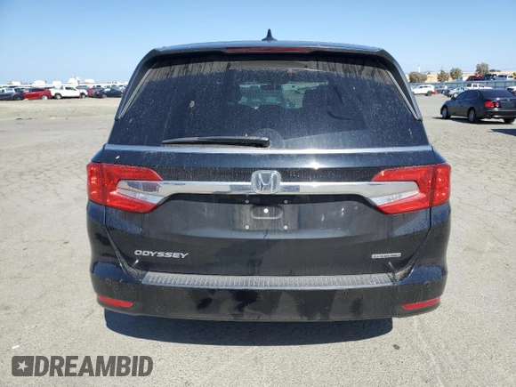 2018 Honda Odyssey Touring with VIN 5FNRL6H80JB065039, listed as a Copart auction lot 54944595 with 81,987 mi miles and Salvage Title. Bid and sale history available at carsss.com. Image 6.