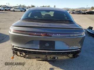 2023 Lucid Air Pure with VIN 50EA1PFA0PA006410, listed as a Copart auction lot 89054185 with 13,605 mi miles and Salvage Title. Bid and sale history available at carsss.com. Image 6.