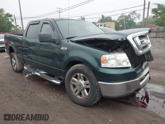 2007 Ford F-150 XLT with VIN 1FTPW14V97FA98154, listed as a IAAI auction lot 42442756 with 164,221 mi miles and . Bid and sale history available at DreamBid. Image 1.