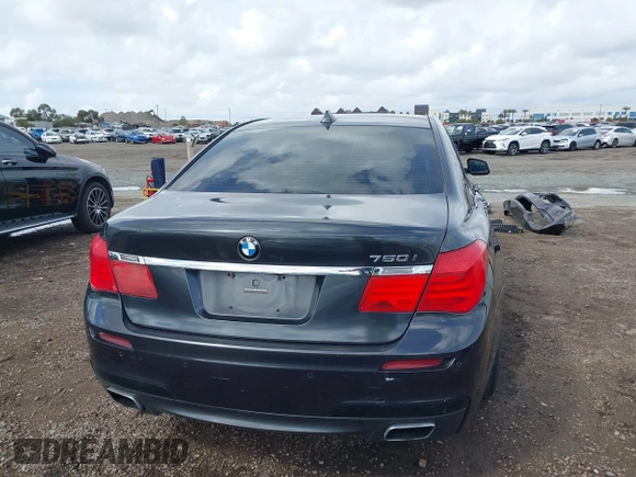 2011 BMW 7 Series 750i with VIN WBAKA8C50BCY36367, listed as a IAAI auction lot 41714313 with 109,707 mi miles. Bid and sale history available at carsss.com. Image 17.