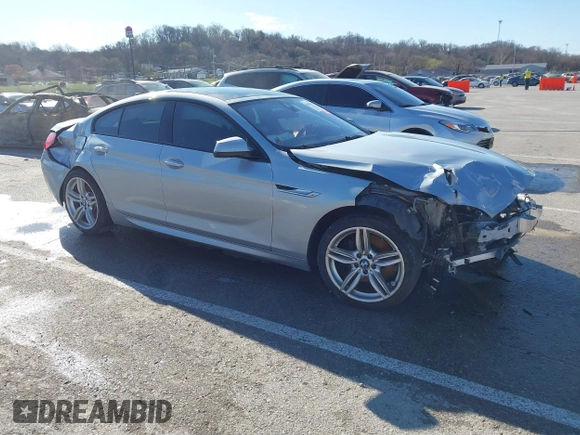 2015 BMW 6 Series 640i xDrive with VIN WBA6B8C52FD453433, listed as a IAAI auction lot 41805317 with 138,685 mi miles and . Bid and sale history available at carsss.com. Image 1.