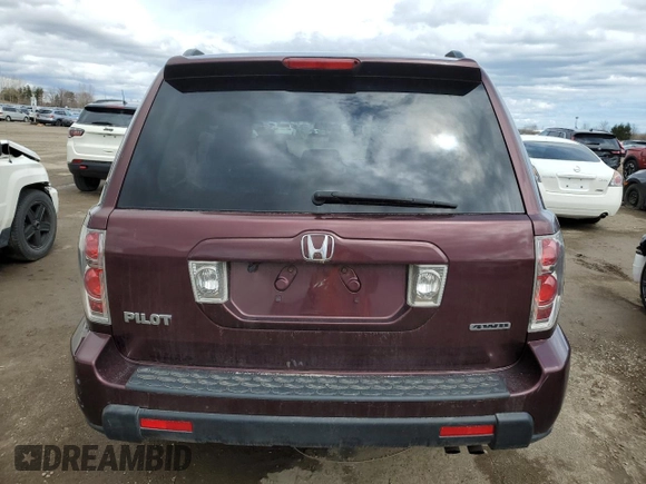 2008 Honda Pilot SE with VIN 5FNYF18338B500172, listed as a Copart auction lot 50744445 with 306,411 mi miles and Clean Title. Bid and sale history available at DreamBid. Image 6.
