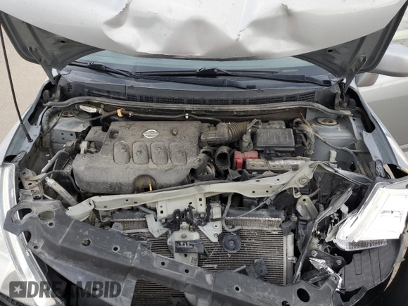 2010 Nissan Versa 1.8 SL with VIN 3N1BC1CP4AL353069, listed as a Copart auction lot 50407665 with 146,768 mi miles and Salvage Title. Bid and sale history available at carsss.com. Image 11.