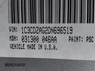 2013 Dodge Avenger SE V6 with VIN 1C3CDZAG2DN696519, listed as a IAAI auction lot 41705189 with 154,573 mi miles and . Bid and sale history available at DreamBid. Image 9.