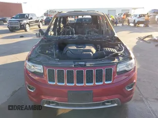 2014 Jeep Grand Cherokee Overland with VIN 1C4RJECG0EC500692, listed as a IAAI auction lot 41771102 with 1 mi miles. Bid and sale history available at carsss.com. Image 13.