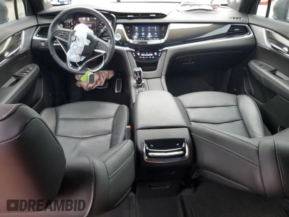 2022 Cadillac XT6 Sport with VIN 1GYKPGRS3NZ142843, listed as a Copart auction lot 47843925 with 26,668 mi miles and Salvage Title. Bid and sale history available at carsss.com. Image 8.