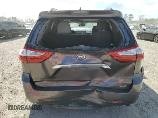 2016 Toyota Sienna Ltd with VIN 5TDDK3DC9GS139990, listed as a Copart auction lot 49507805 with 171,047 mi miles and Salvage Title. Bid and sale history available at carsss.com. Image 6.