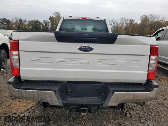 2021 Ford Super Duty F-250 SRW XL with VIN 1FT7X2B62MED47863, listed as a Copart auction lot 76043364 with 0 mi miles and Salvage Title. Bid and sale history available at carsss.com. Image 6.