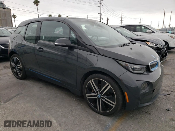 2015 BMW i3 with VIN WBY1Z4C56FV504328, listed as a Copart auction lot 53563043 with 91,954 mi miles. Bid and sale history available at carsss.com. Image 4.