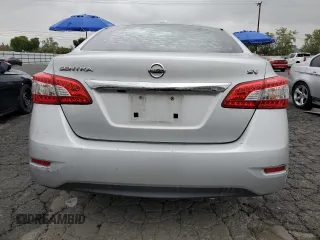 2015 Nissan Sentra SV with VIN 3N1AB7AP2FL665404, listed as a Copart auction lot 53753965 with 150,134 mi miles and Clean Title. Bid and sale history available at carsss.com. Image 6.