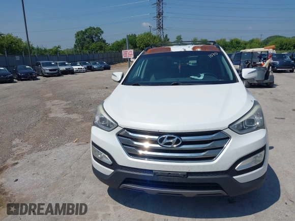 2014 Hyundai Santa Fe with VIN 5XYZUDLB9EG156555, listed as a IAAI auction lot 42721070 with 349,412 mi miles and . Bid and sale history available at DreamBid. Image 12.