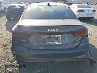 2024 Kia Forte GT with VIN 3KPF44AC8RE692589, listed as a Copart auction lot 48215805 with 30,887 mi miles and Salvage Title. Bid and sale history available at carsss.com. Image 6.