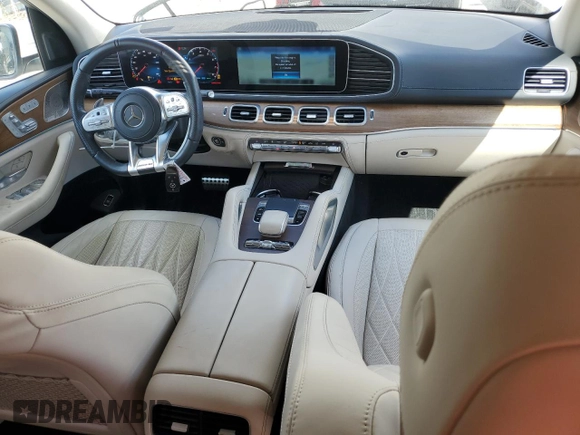 2022 Mercedes-Benz GLE 53 AMG with VIN 4JGFB6BB4NA592117, listed as a Copart auction lot 72260024 with 32,775 mi miles and Salvage title. Bid and sale history available at DreamBid. Image 8.