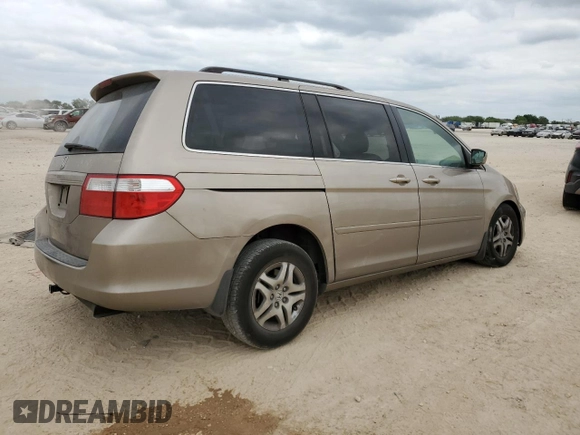 2007 Honda Odyssey EX-L with VIN 5FNRL38617B439728, listed as a Copart auction lot 53619595 with 116,735 mi miles and Salvage Title. Bid and sale history available at carsss.com. Image 3.