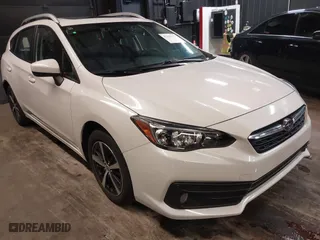 2022 Subaru Impreza Premium with VIN 4S3GTAD60N3725730, listed as a IAAI auction lot 41455114 with 35,854 mi miles. Bid and sale history available at carsss.com. Image 1.