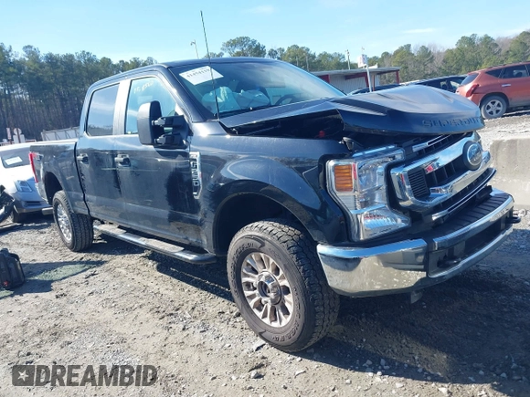 2021 Ford Super Duty F-250 SRW XL with VIN 1FT7W2B61MEE02841, listed as a IAAI auction lot 41454119 with 54,703 mi miles. Bid and sale history available at carsss.com. Image 1.