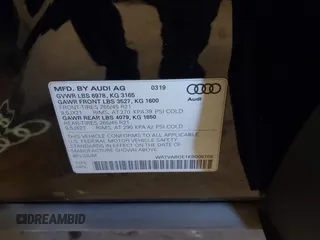 2019 Audi e-tron Prestige with VIN WA1VABGE1KB008769, listed as a IAAI auction lot 41412414 with 41,072 mi miles and . Bid and sale history available at DreamBid. Image 9.