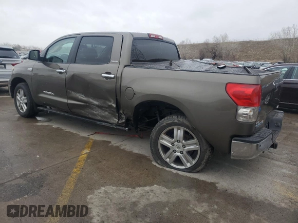 2008 Toyota Tundra Limited with VIN 5TFDV58158X056211, listed as a Copart auction lot 51940865 with 198,126 mi miles and Salvage title. Bid and sale history available at DreamBid. Image 2.