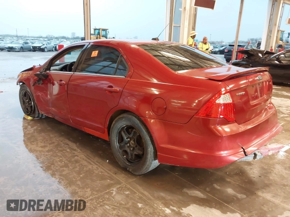 2010 Ford Fusion SE with VIN 3FAHP0HA9AR122939, listed as a IAAI auction lot 41917757 with 173,202 mi miles. Bid and sale history available at carsss.com. Image 3.