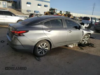 2021 Nissan Versa SV with VIN 3N1CN8EVXML925432, listed as a Copart auction lot 47978015 with Not Provided miles and Salvage Title. Bid and sale history available at carsss.com. Image 3.