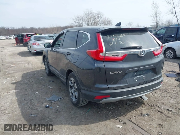 2019 Honda CR-V EX with VIN 2HKRW1H56KH507065, listed as a IAAI auction lot 41835128 with 75,093 mi miles. Bid and sale history available at carsss.com. Image 3.