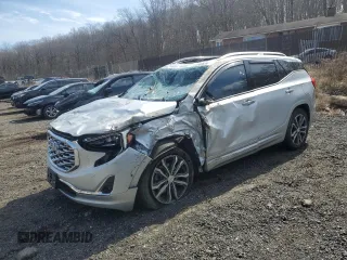 2018 GMC Terrain Denali z VIN 3GKALXEXXJL397851, wystawiony jako Copart lot #50533625 z przebiegiem 87 162 mil mil oraz Szkoda całkowita • Salvage title. Historia ofert i sprzedaży dostępna na DreamBid. Obrazek 1.
