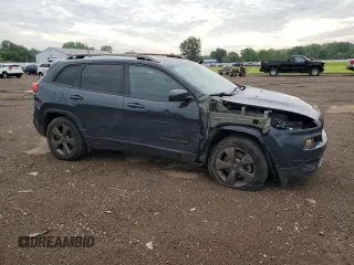 2016 Jeep Cherokee Altitude with VIN 1C4PJMCB0GW348615, listed as a Copart auction lot 61194105 with 124,840 mi miles and Salvage title. Bid and sale history available at DreamBid. Image 4.