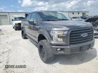 2017 Ford F-150 XL with VIN 1FTEW1EF5HFA56418, listed as a Copart auction lot 58428345 with 118,665 mi miles and Salvage title. Bid and sale history available at DreamBid. Image 4.