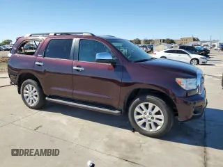 2016 Toyota Sequoia Platinum with VIN 5TDDW5G17GS138458, listed as a Copart auction lot 78431964 with 168,137 mi miles and Salvage Title. Bid and sale history available at carsss.com. Image 4.