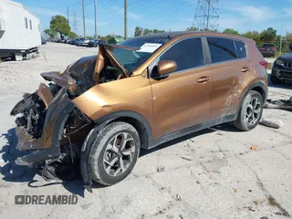 2020 Kia Sportage LX with VIN KNDPM3ACXL7742544, listed as a IAAI auction lot 41763261 with 72,172 mi miles. Bid and sale history available at carsss.com. Image 16.